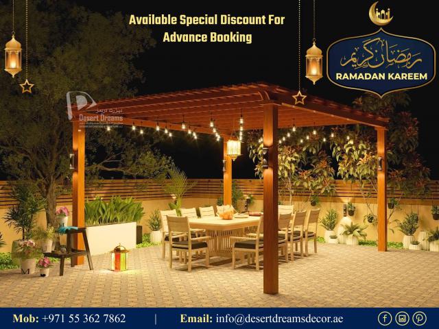 Wooden Pergola in Uae | Contact us Today for the Best Offer.