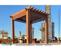 Wooden Pergola in Abu Dhabi | Pergola Suppliers in UAE | Pergola Design