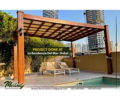 Wooden Pergola | WPC Pergola | Suppliers in Dubai - Abu Dhabi
