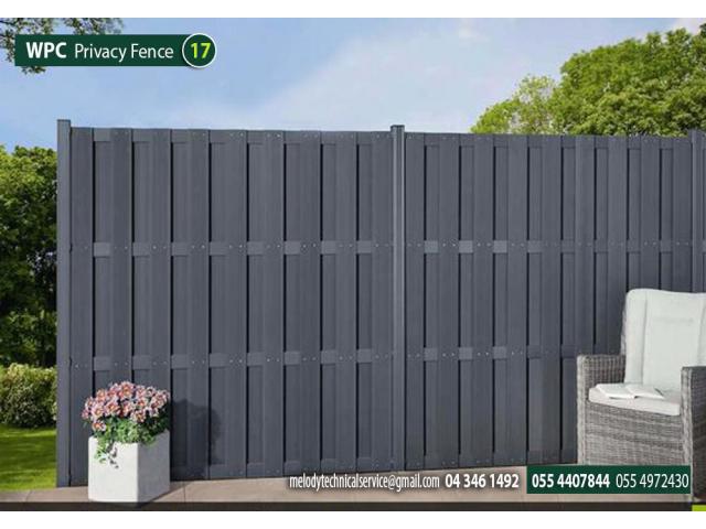 Garden Privacy Fence | Wooden Fence in Dubai | Picket Fence in UAE