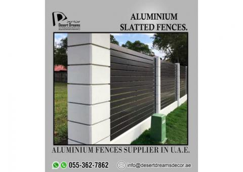 Aluminum Privacy Fence Uae | Supply and Install Aluminum Fence with Affordable Prices.