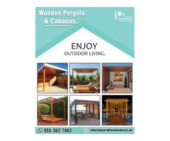 Wooden Cabana Uae | Wooden Pergola | Lowest Prices | Desert Dreams Decor.