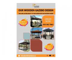 Wooden Gazebo Manufacturer in Abu Dhabi | Best Prices | High Quality Materials.