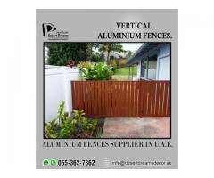 Aluminum Slatted Fence Abu Dhabi | Powder Coated Aluminum Privacy Fences Uae.