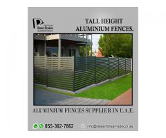 Lowest Price Aluminum Fences in Uae | Crafted with Strong Aluminum Frames.