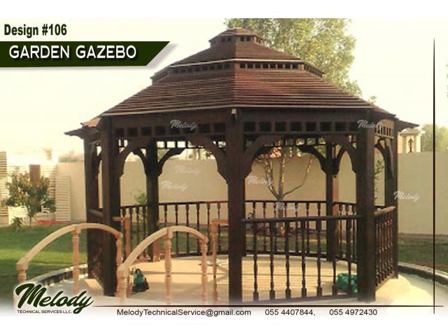 Wooden Gazebo in Dubai | Customize Gazebo Manufacture in UAE