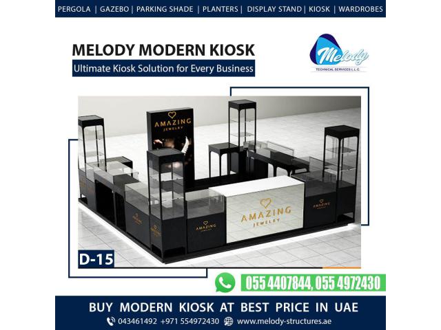 Outdoor Kiosk | Wooden Kiosk Suppliers | Perfume Kiosk in Dubai