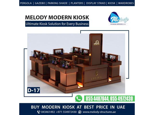 Outdoor Kiosk | Wooden Kiosk Suppliers | Perfume Kiosk in Dubai