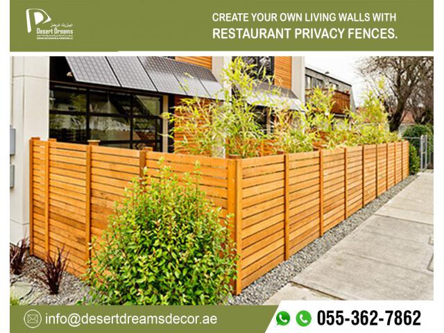 Supply and Install Wooden Fences in Uae | Call or Whatsapp 055 362 7862.