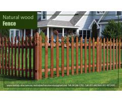 Garden Wooden Fence | Timber Fence Suppliers in Dubai | Picket Fence UAE