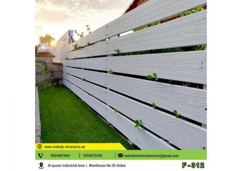 Wall Privacy WPC Fence | WPC Fence Suppliers | WPC Fence in Dubai