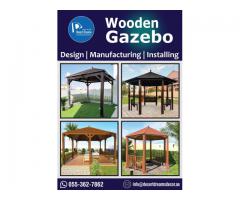 Outdoor Wooden Gazebo Al Ain | Wooden Gazebo in Dubai | Gazebo Uae.