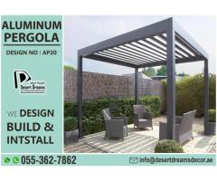 Aluminum Pergola Uae | We Use Strong Aluminum Frames and Tubes | Pergola Abu Dhabi.