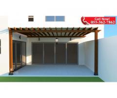 Extend Your Living Area with our Wooden Pergola in Uae | Wooden Pergola Dubai.