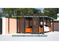 Aluminium Carport in Dubai | Steel Carport Shade in UAE | Carparking shade suppliers in Dubai