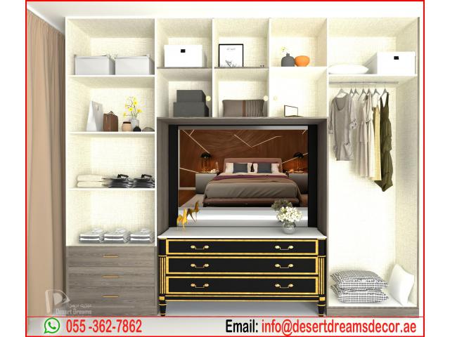 Walk-in Closets Dubai | Wardrobes | Built-in Cabinets | 3D Modeling and Installing.
