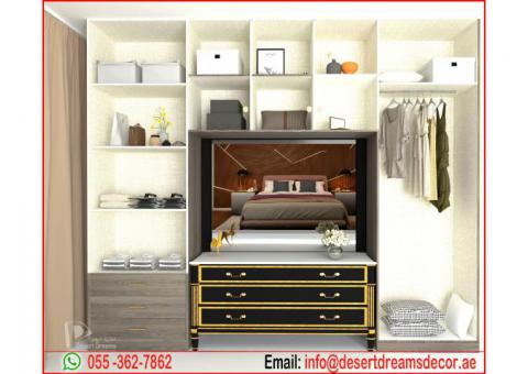 Walk-in Closets Dubai | Wardrobes | Built-in Cabinets | 3D Modeling and Installing.
