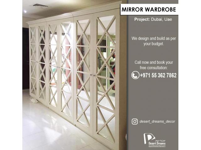 Mirror Wardrobe Uae | Walk-in Closets | Design and Build Closets and Wardrobes in Uae.