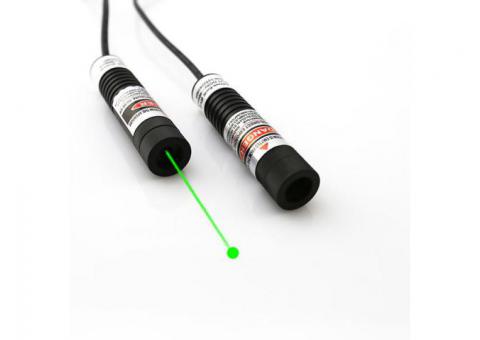 Adjusted Dot Diameter Berlinlasers 5mW to 50mW 515nm Green Laser Diode Modules