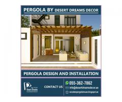 Wooden Pergola Dubai and Abu Dhabi | Our Pergolas Provides Protection From the Sun Heat.