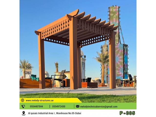 Wooden Pergola Supply And Installation in Dubai