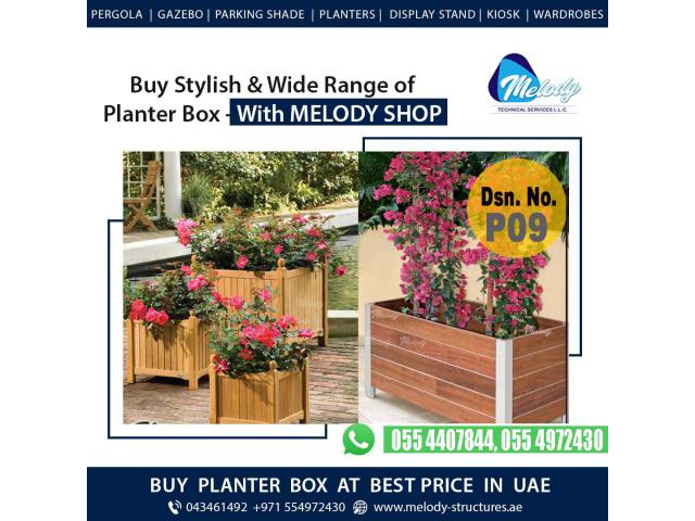 Wooden Planter Box in Dubai | Garden Planter Box Suppliers