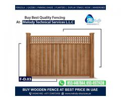 Garden Fencing Suppliers | Wooden Fence | Picket Fence in UAE