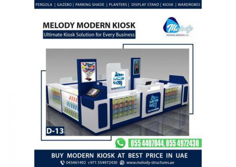 Sharjah Mall Kiosk | Wooden Kiosk Suppliers | Jewelry Kiosk in UAE