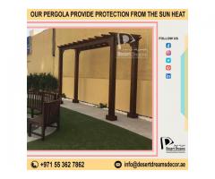Garden Pergola Dubai | Best Quality Materials | 5 Years Warranty | Uae.