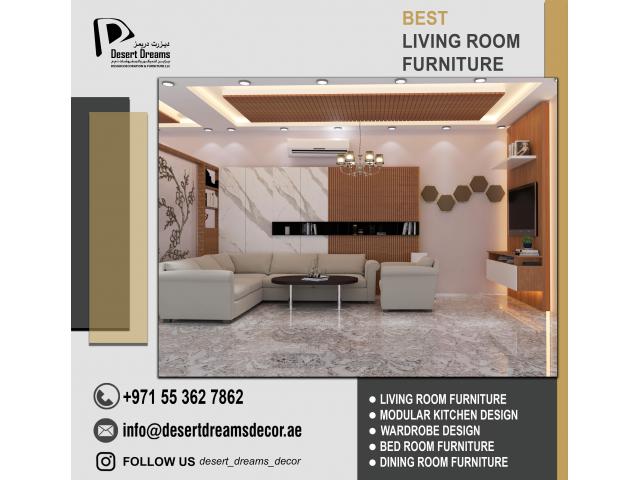 Wooden Paneling Works | Ceiling | Renovation | Fit-out Works in Abu Dhabi.