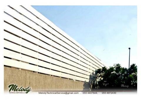 WPC Fence Manufacturer | WPC Fence In Dubai