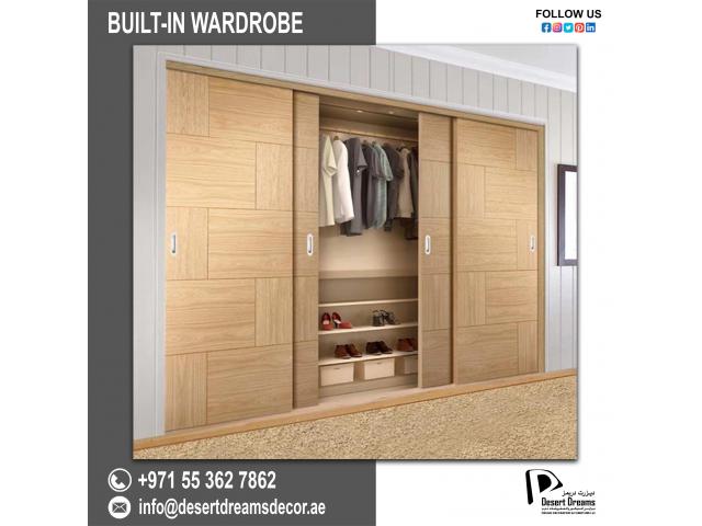 Closets and Wardrobes Suppliers in Uae | Built-in Cabinets | Books Cabinets.