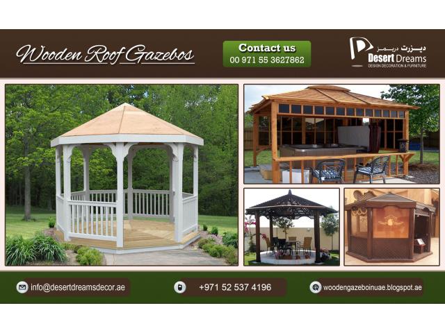 Wooden Gazebo Dubai | Outdoor Gazebo | Solid Wood Gazebo Uae.