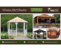 Solid Wood Gazebo Dubai at Best Prices | Supply and Installation | 5 Years Warranty.