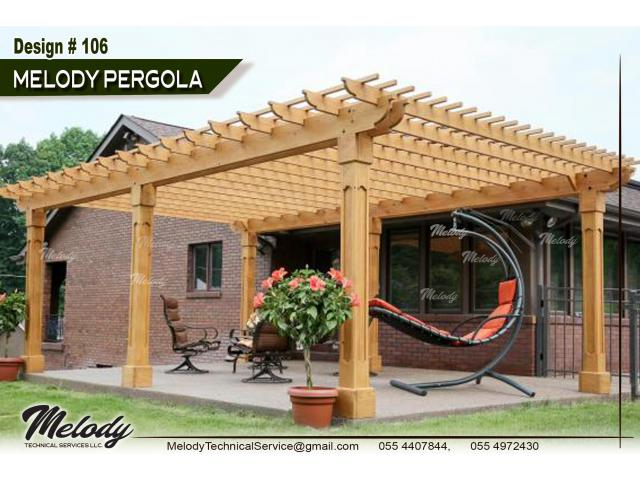 WPC Pergola in Dubai | WPC Pergola Supply & Install in UAE