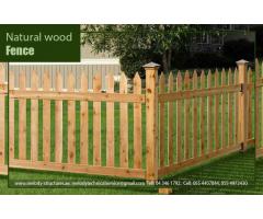 Wooden fence in Dubai, Picket Fence in UAE, Garden Fence in Abu Dhabi Sharjah