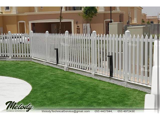 Wooden fence in Dubai, Picket Fence in UAE, Garden Fence in Abu Dhabi Sharjah