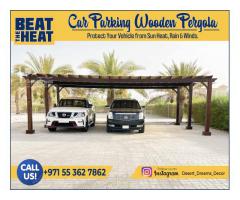 Car Parking Wooden Shades Suppliers in Dubai | Car Parking Pergola Abu Dhabi.