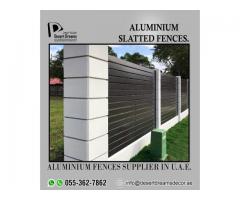 Aluminum Privacy Fences Dubai | Wall Mounted Aluminum Fences in Uae.