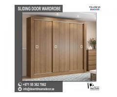 Sliding Door Wardrobes in Uae | Books Shelves and Cabinets | Closets Suppliers in Uae.