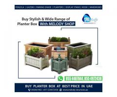 Wooden Planter Box | Manufacturer And Suppliers in Dubai