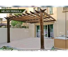 Wooden Pergola in Dubai | Wooden Pergola Suppliers | Pergola Design