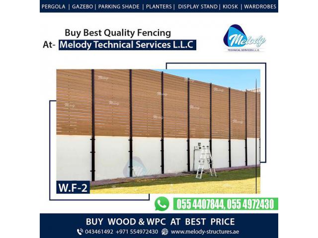 WPC Fence Manufacturer  in Dubai | WPC Fence Suppliers in Dubai