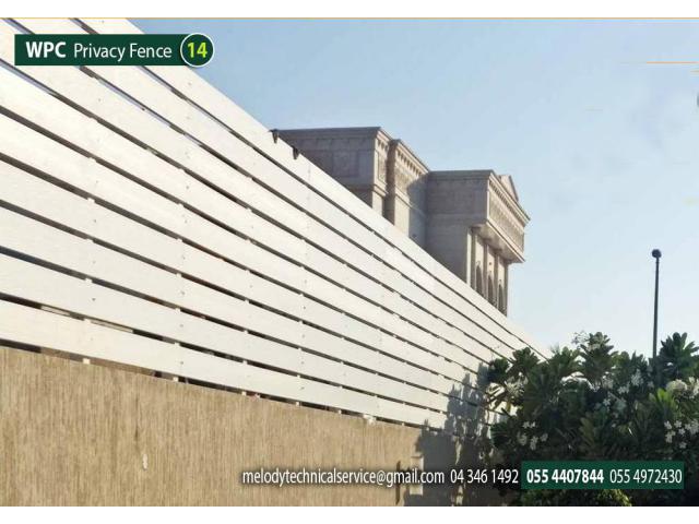 WPC Fence in Dubai | Composite Wood fence in UAE