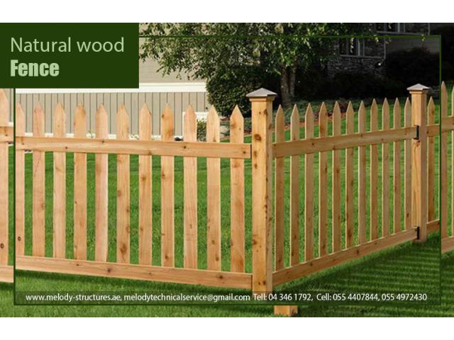 Wooden Fence in UAE | Picket Fence in UAE | Privacy Fence in UAE