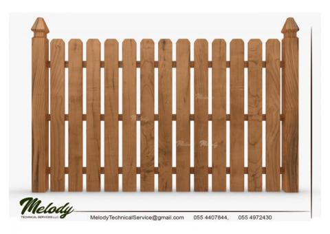 Buy Wooden Fence For Garden And Kids Privacy in Dubai