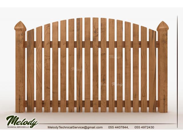 Wooden Fence For Garden Security And Privacy in Dubai