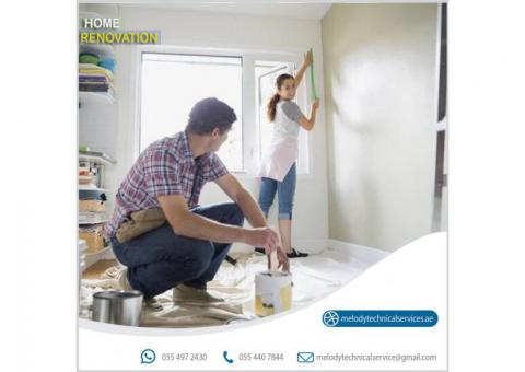 Home renovation services in Dubai | Gypsum Partition Work in UAE | Interior design UAE