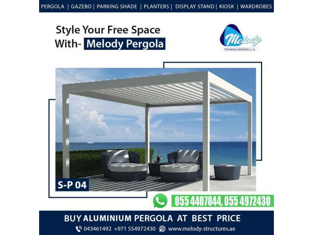 Aluminum Pergola in Dubai | Aluminium Pergola Suppliers