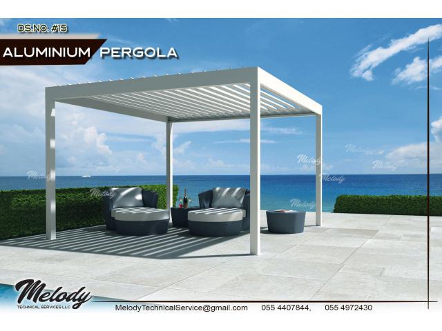 Aluminium Pergola in Dubai | Aluminium Pergola in Abu Dhabi | Aluminium Pergola Manufactures in UAE